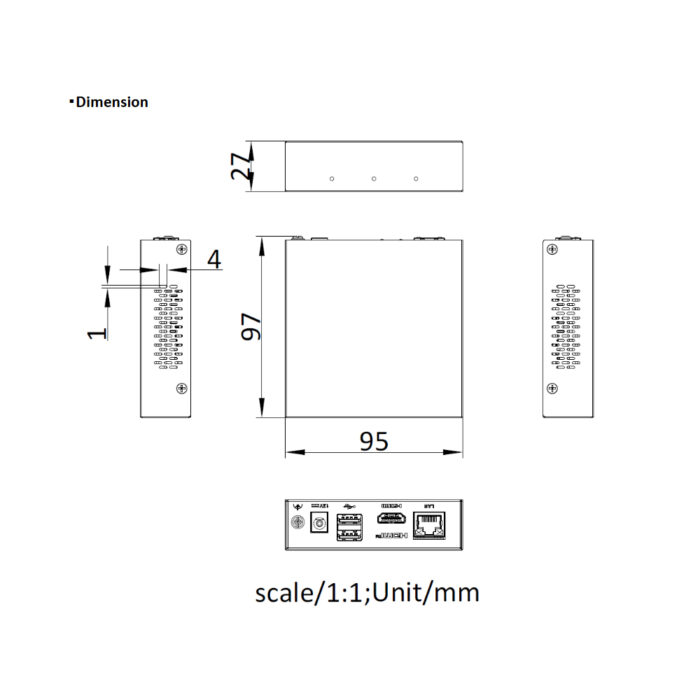 [DS-E04NI-Q1(1T)] Hikvision 4CH SSD NVR ราคาถูก