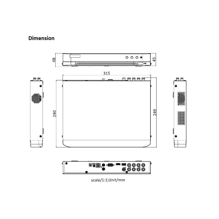 [iDS-7208HQHI-M1/S(C)] Hikvision 8CH DVR Analog configฟรี