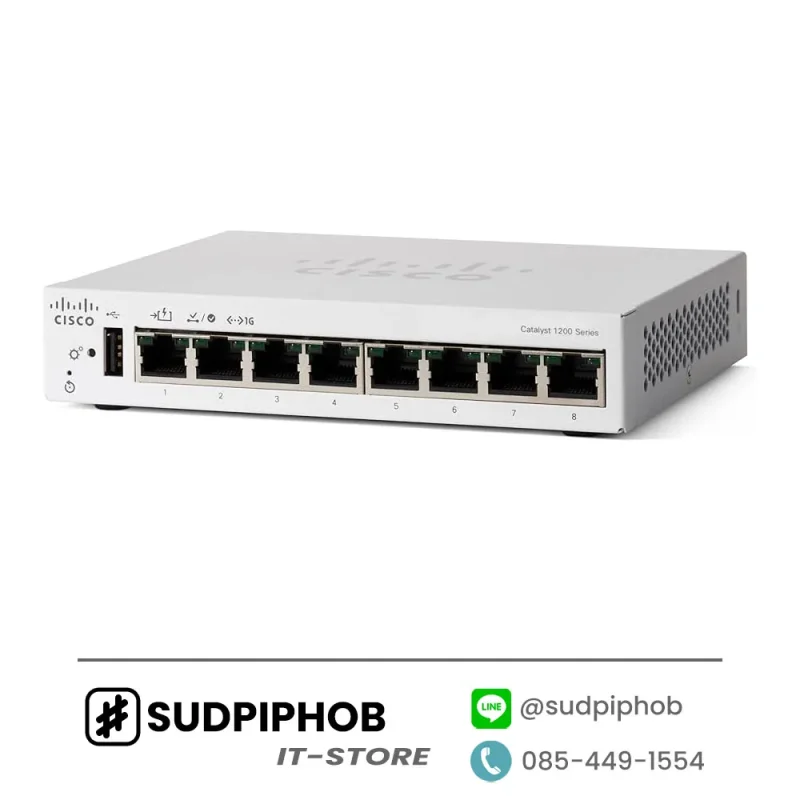 [C1200-8T-D] Cisco ราคา จำหน่าย ขาย Configฟรี