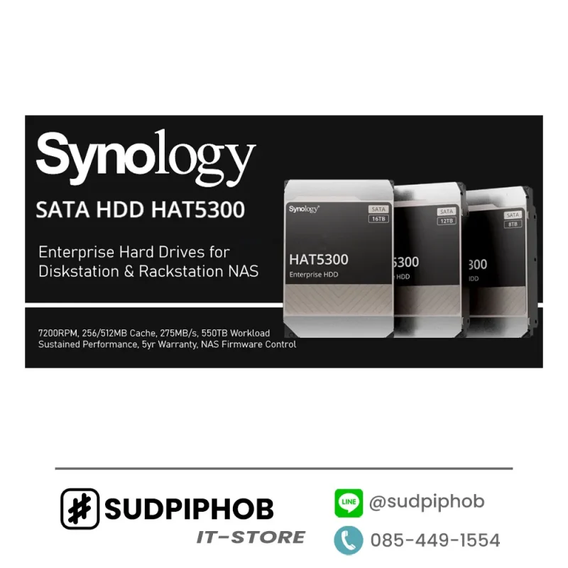 [HAT5300-4T] Harddisk Synology ราคา จำหน่าย ขาย