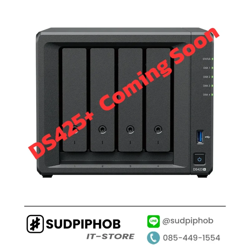 [DS425+] NAS Synology DiskStation ราคา จำหน่าย ขาย