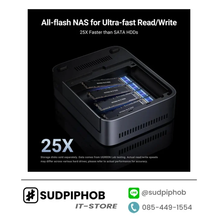 [DXP480T Plus] NAS UGREEN NASync ราคา จำหน่าย ขาย