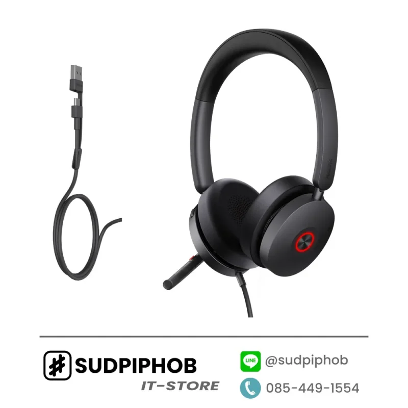 [UH48 Dual UC USB-C/A] Headset Yealink ราคา จำหน่าย ขาย